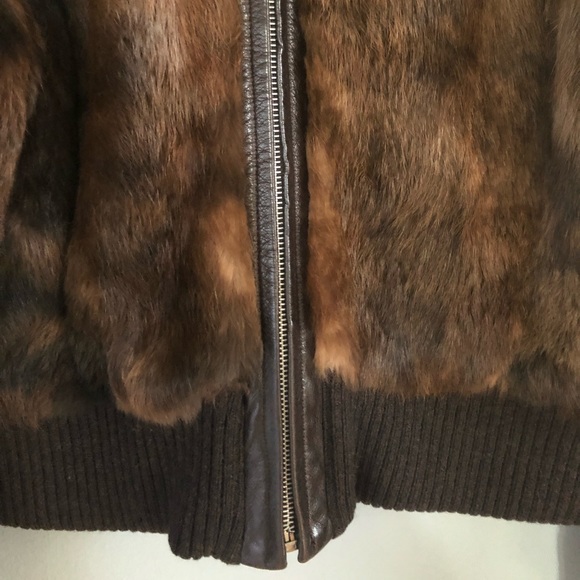 DKNY 100% Rabbit Jacket - Picture 4 of 8